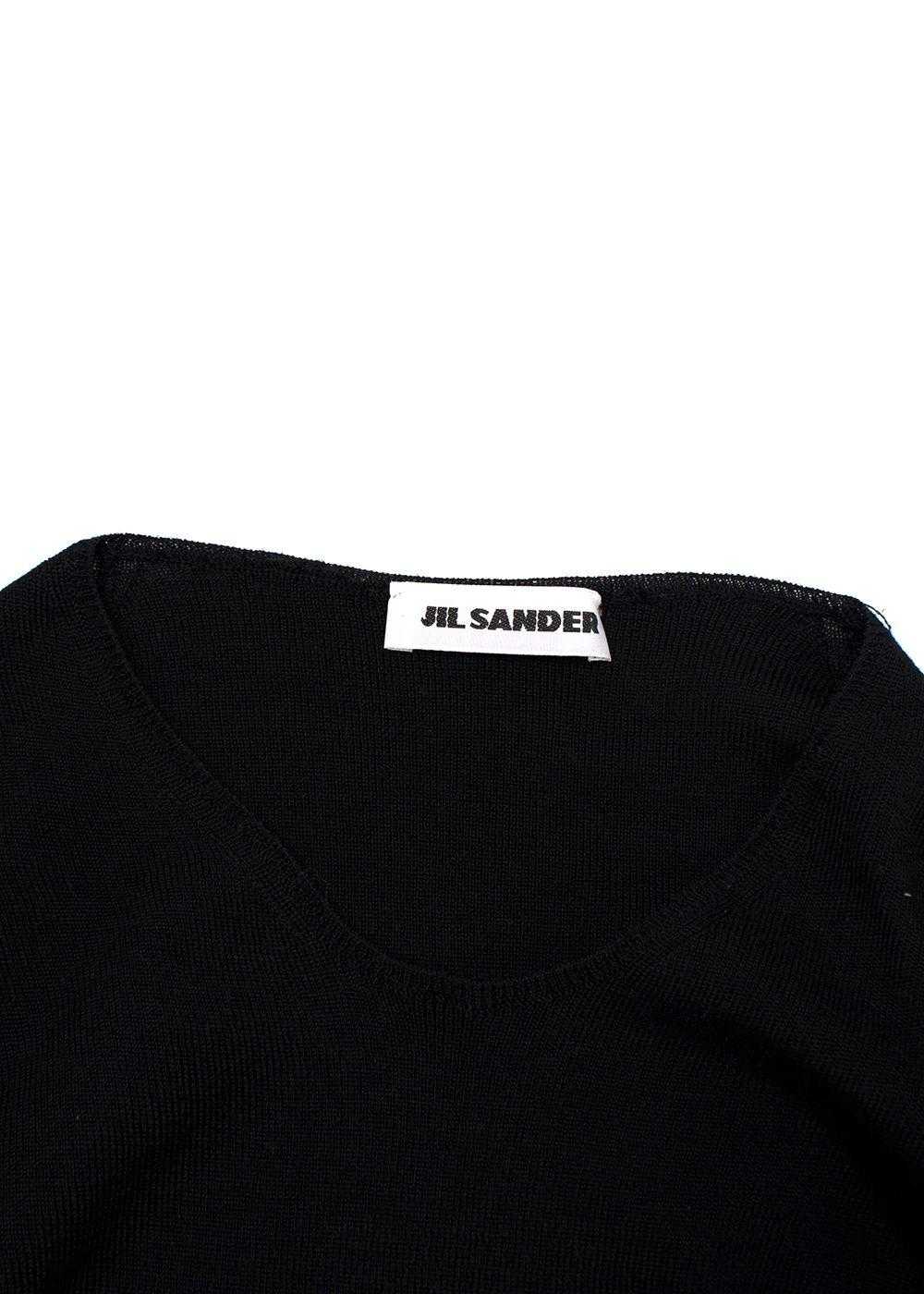 Managed by hewi Jil Sander Black Fine Knit Jumper - image 6