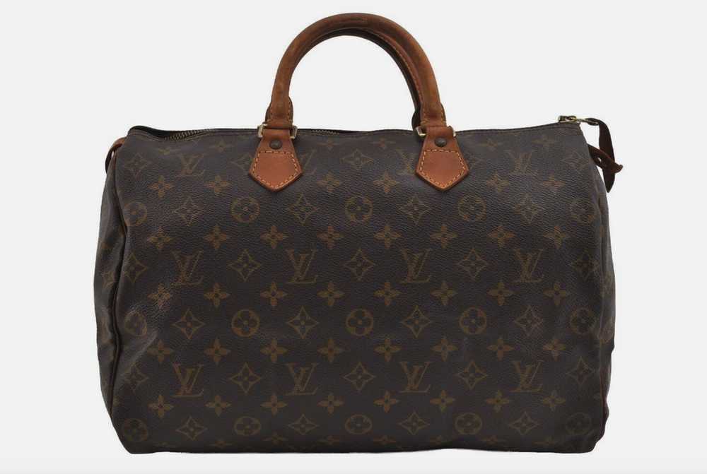 Authentic LOUIS VUITTON Monogram Speedy 35 Hand B… - image 1