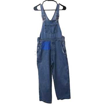 Vintage Gap Denim Distressed Relaxed Overalls Wome