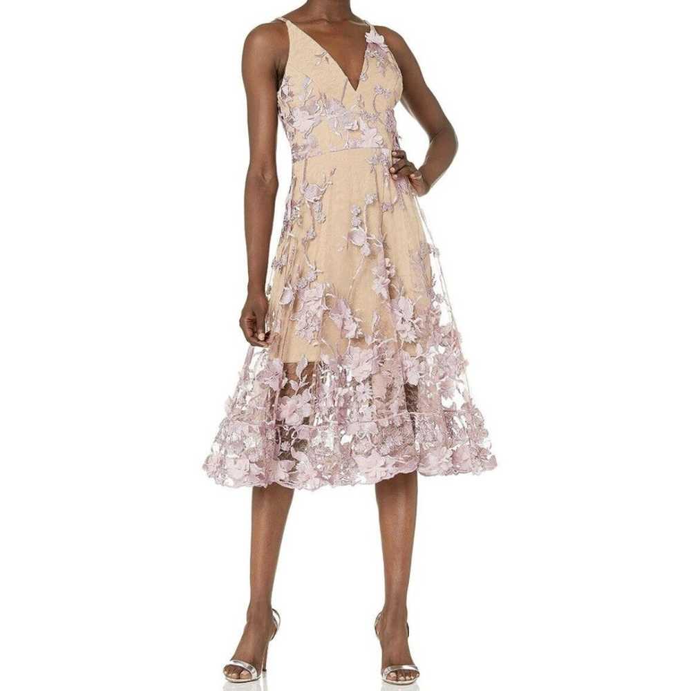 Dress the Population Audrey Strap 3D Floral Dress… - image 2