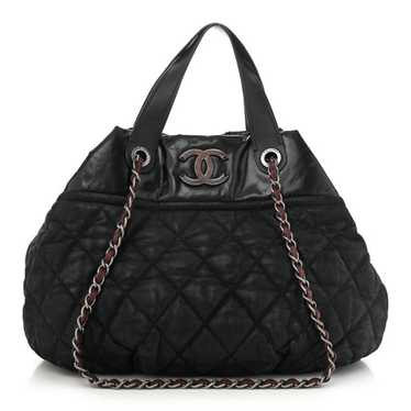 CHANEL Iridescent Calfskin Quilted Large In The Mi
