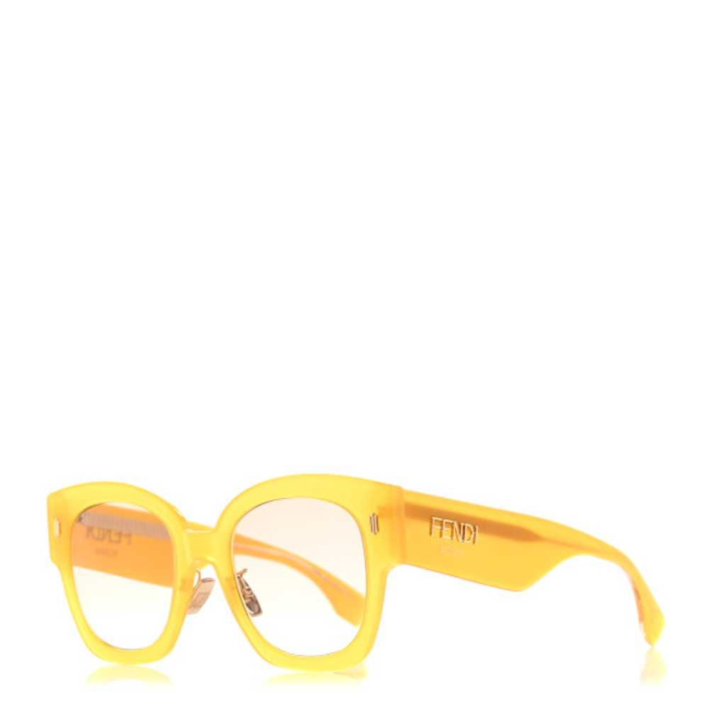 FENDI Acetate Sunglasses FF 0458/G/S Yellow - image 1