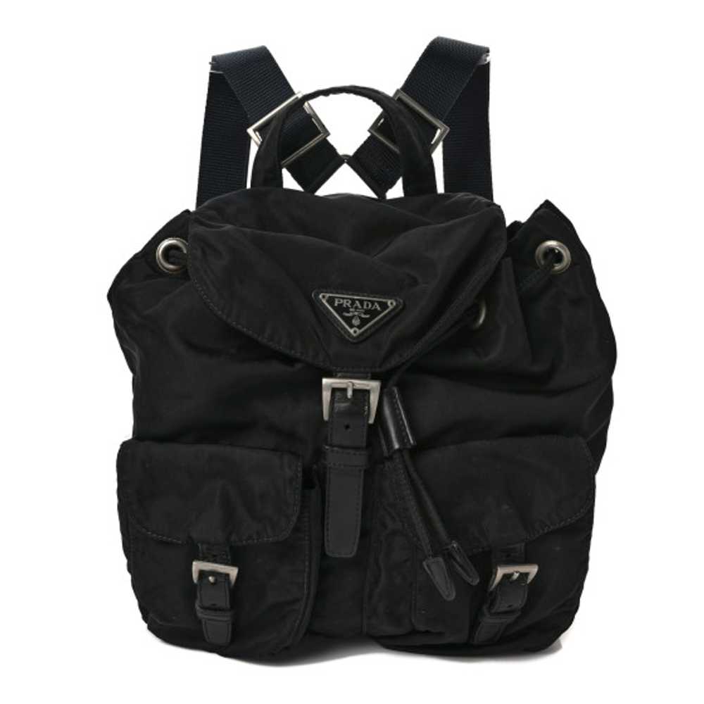 PRADA Tessuto Nylon Vela Backpack Black - image 1
