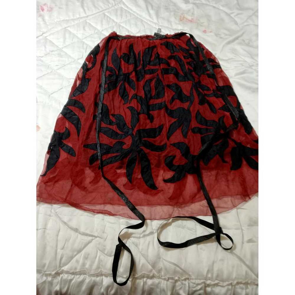 Alberta Ferretti Silk maxi skirt - image 2