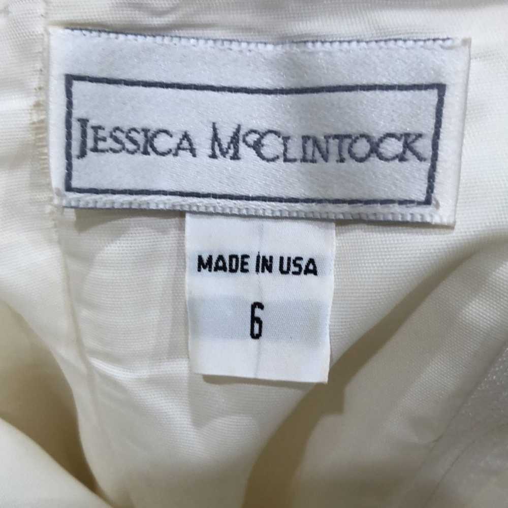 Vintage Jessica McClintock Wedding Gown Size XS I… - image 10