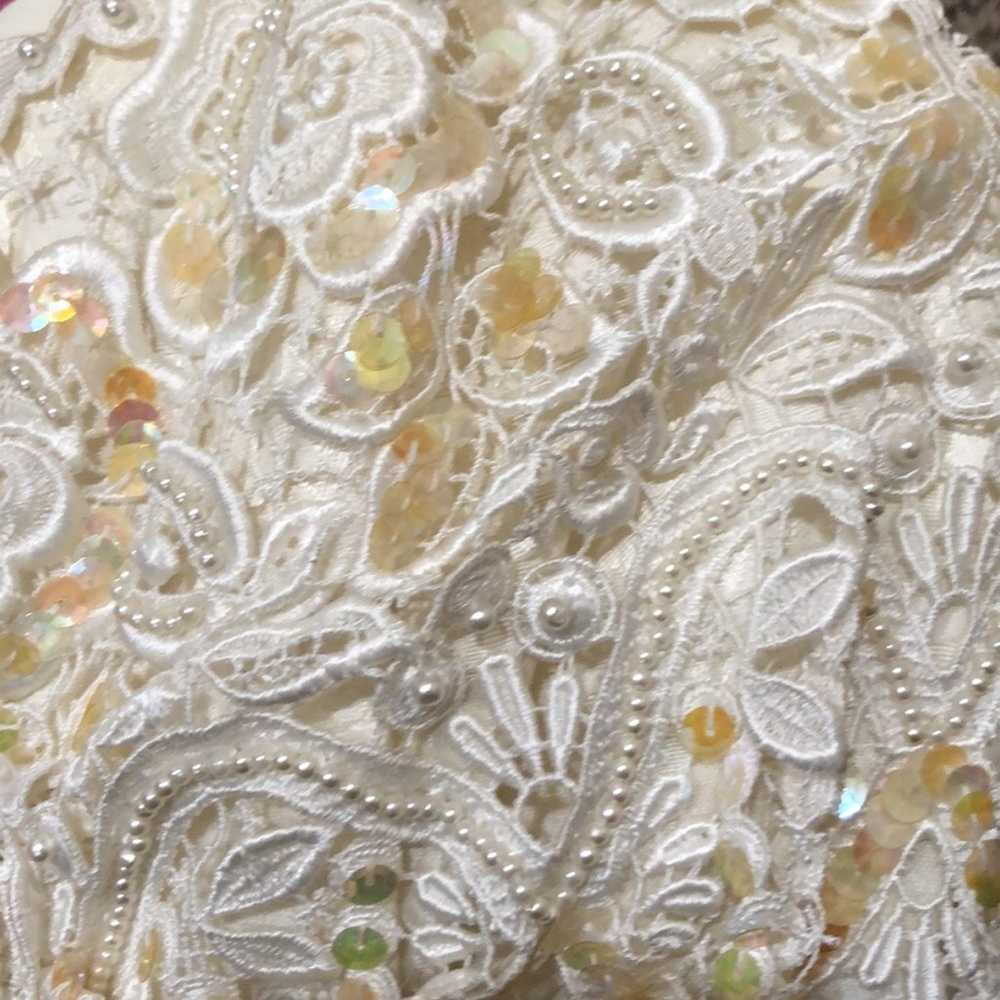 Vintage Jessica McClintock Wedding Gown Size XS I… - image 12