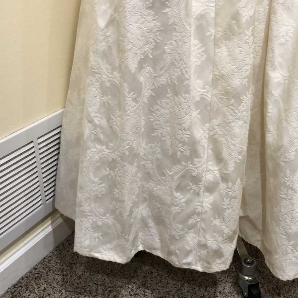 Vintage Jessica McClintock Wedding Gown Size XS I… - image 3