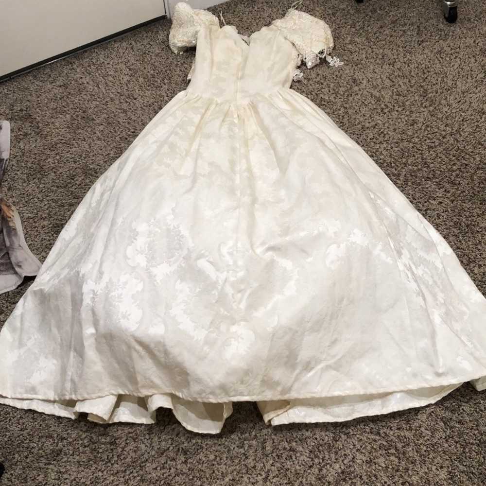 Vintage Jessica McClintock Wedding Gown Size XS I… - image 5