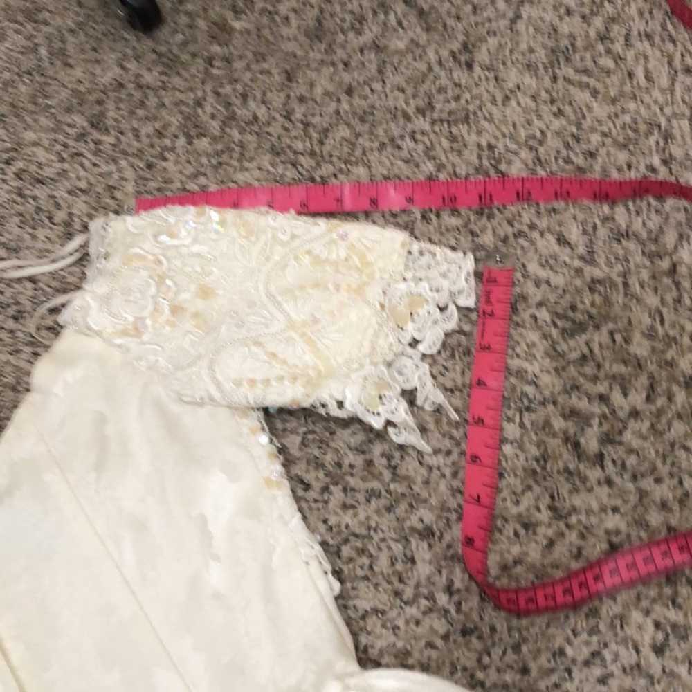 Vintage Jessica McClintock Wedding Gown Size XS I… - image 7