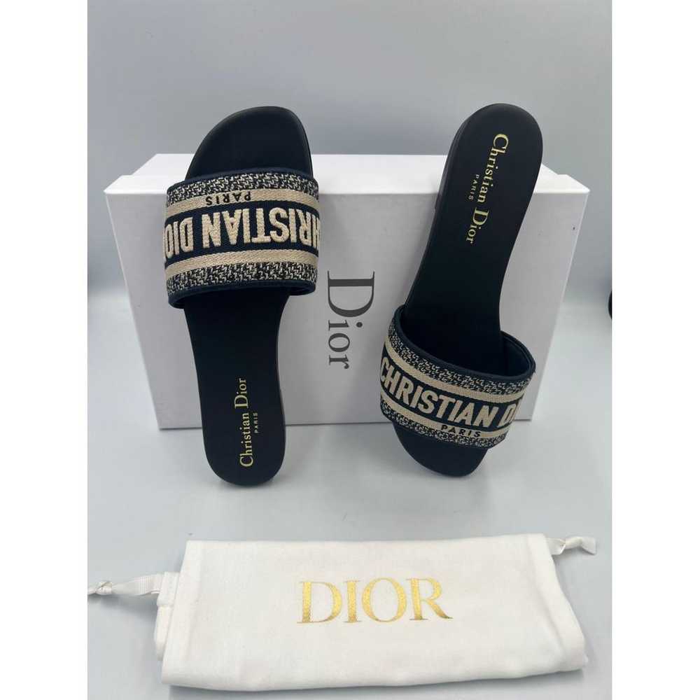 Dior Dway cloth sandal - image 7