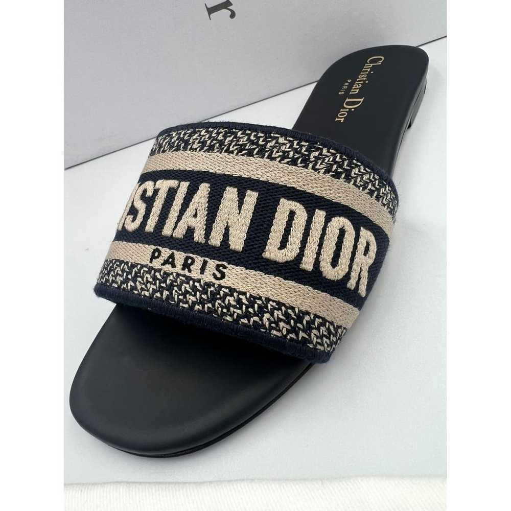 Dior Dway cloth sandal - image 8