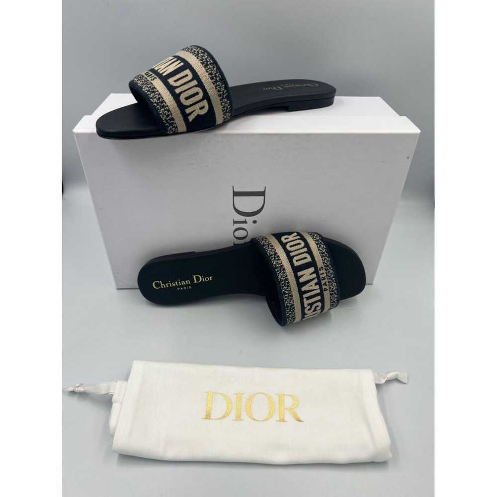 Dior Dway cloth sandal - image 9