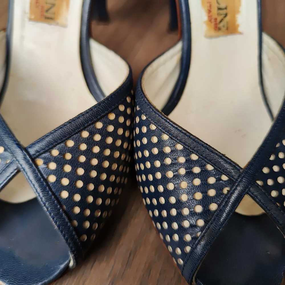 Pollini Leather sandals - image 4