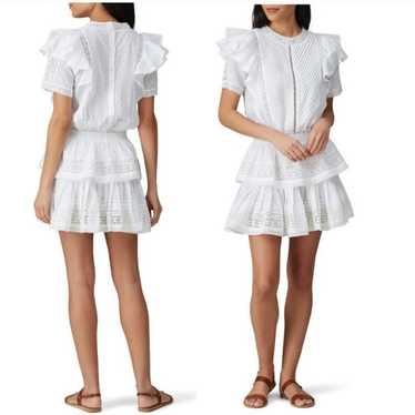 Maia Bergman Mery Dress white lace mini