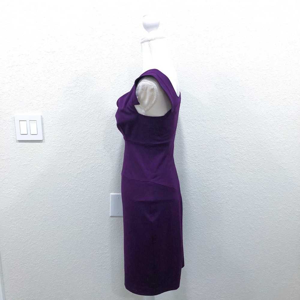 Black Halo Jackie O Purple Sheath Dress - image 3