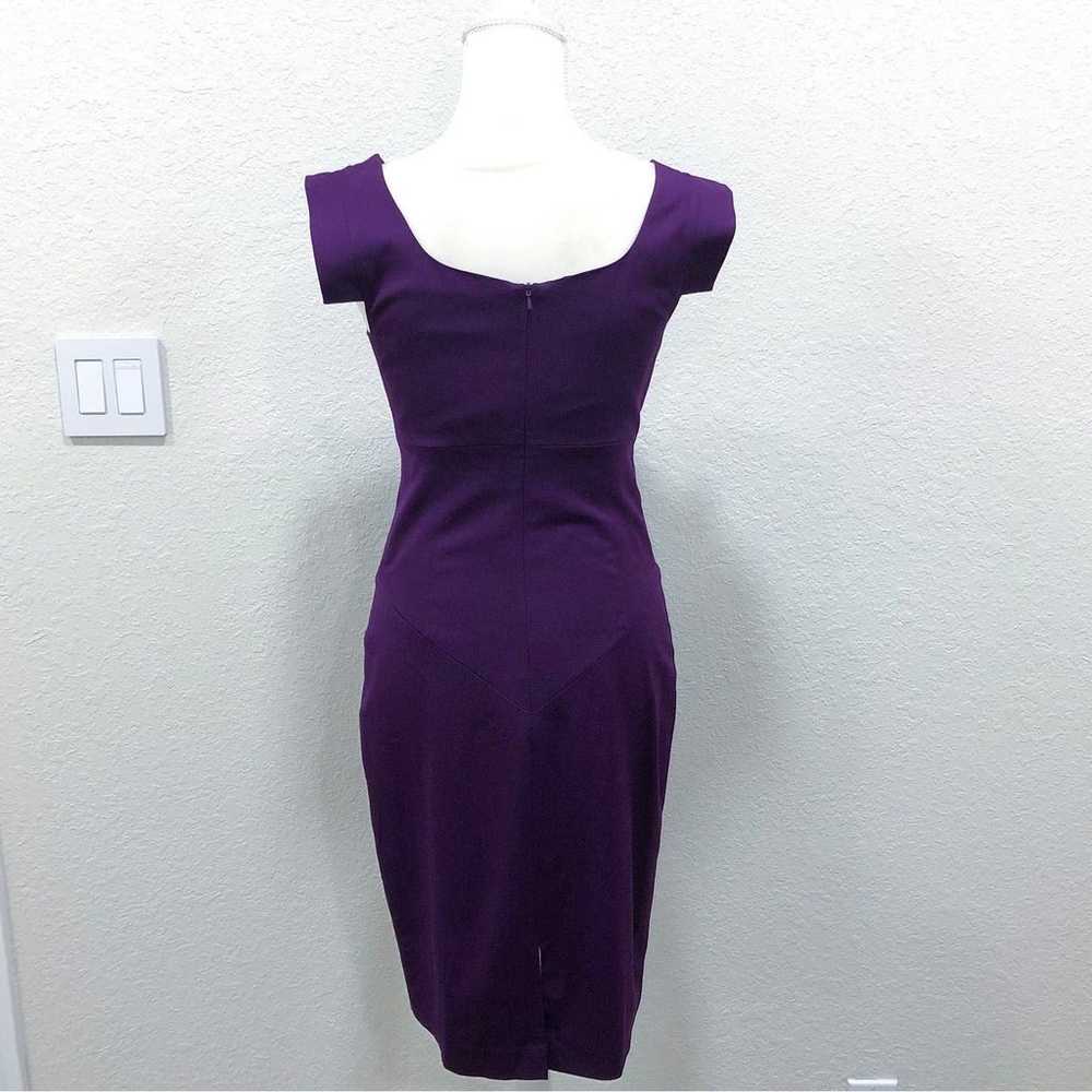 Black Halo Jackie O Purple Sheath Dress - image 4