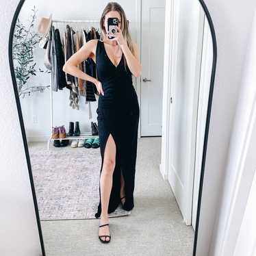 LOVERS + FRIENDS Revolve Black Gown