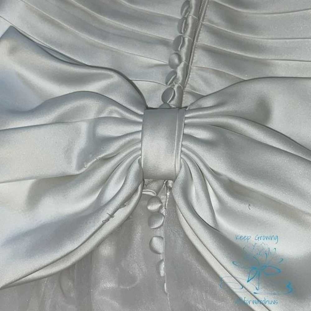 Mori Lee White Wedding Dress - Size 10 - image 10