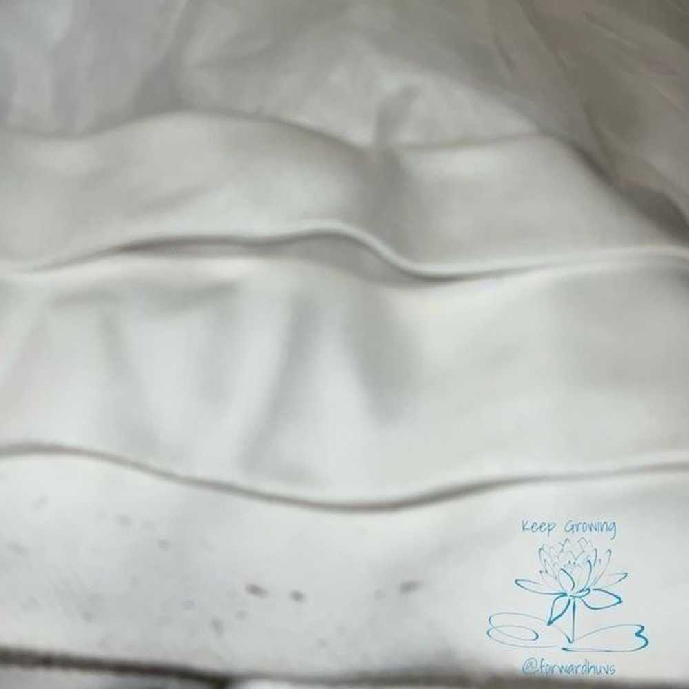 Mori Lee White Wedding Dress - Size 10 - image 8