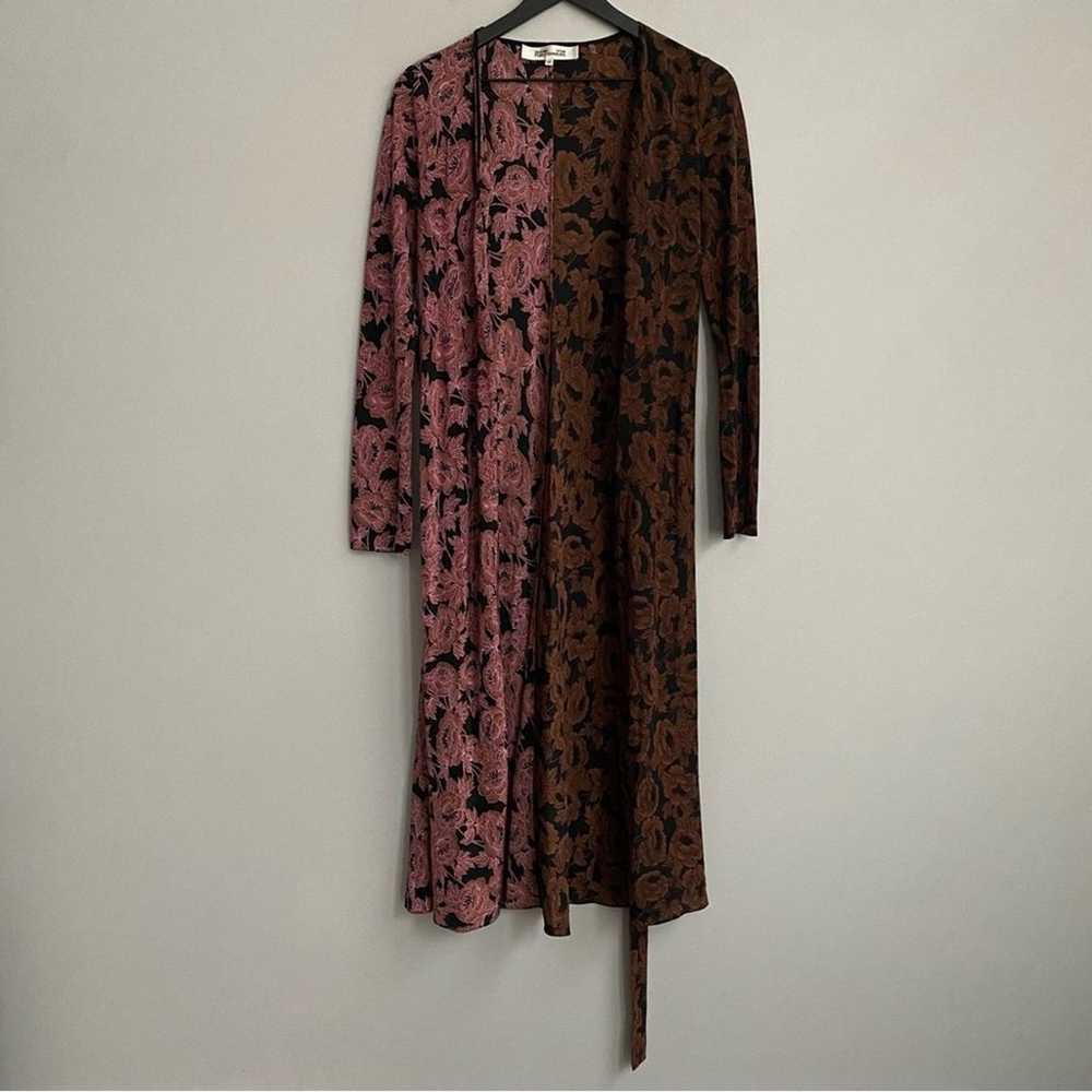 Diane Von Furstenburg Tilly Midi Floral Wrap Dress - image 5