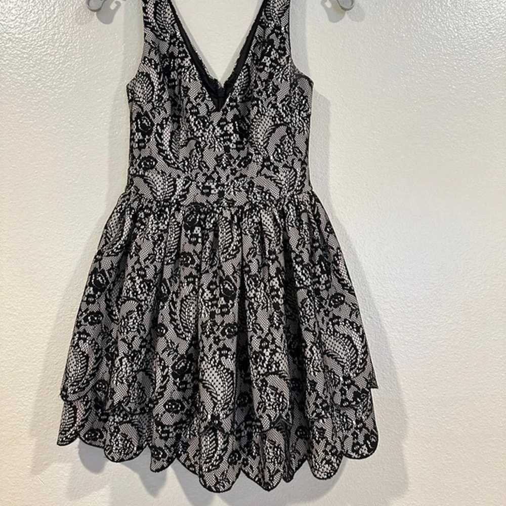 black lace short dress - image 1