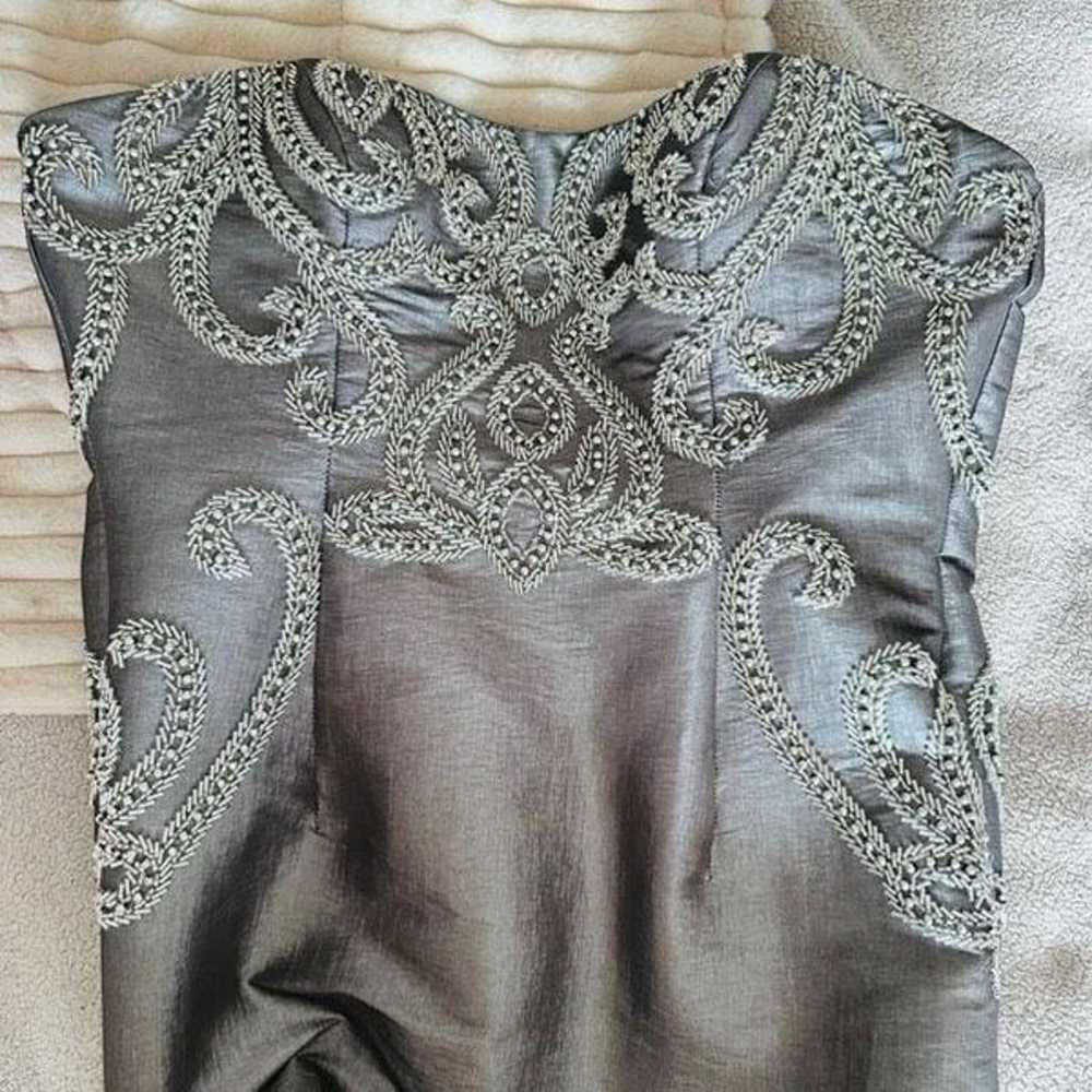 JOVANI Stretch Embellished Taffeta Prom Dress Bea… - image 11