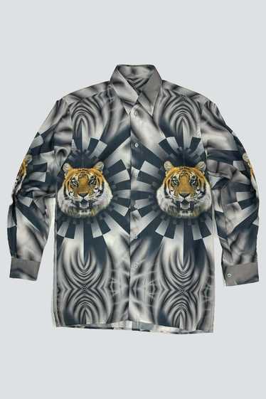 Tiger Y2K Button Up