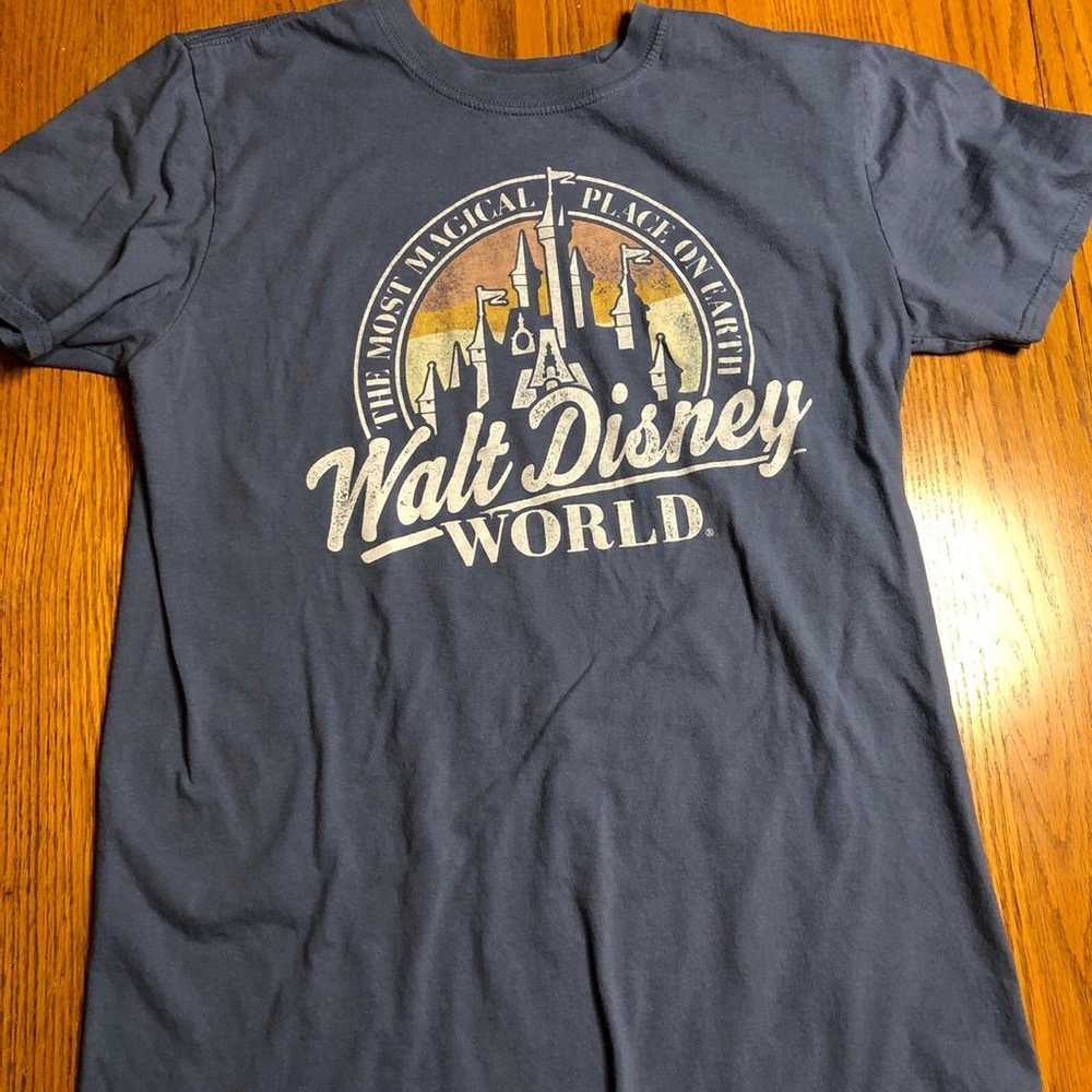 Walt Disney World Parks Retro Style Castle T-shir… - image 2