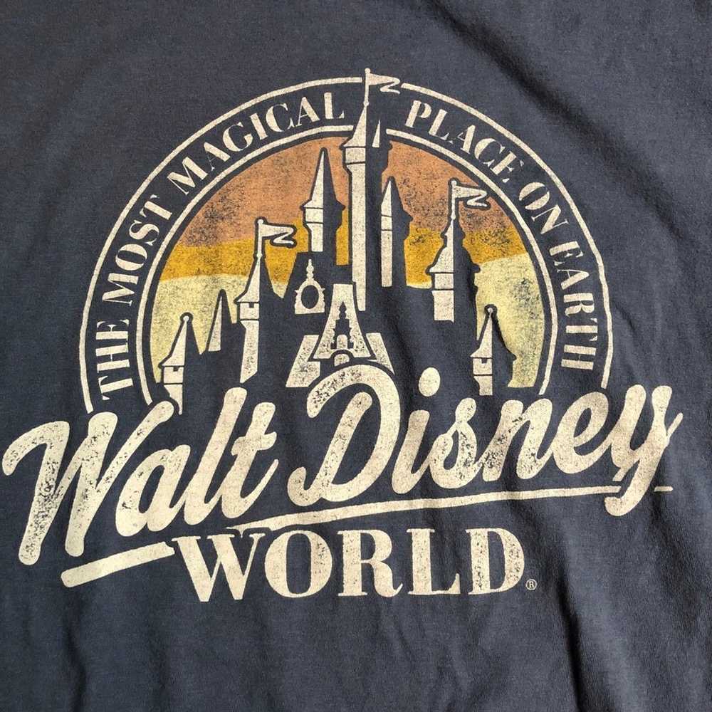 Walt Disney World Parks Retro Style Castle T-shir… - image 3
