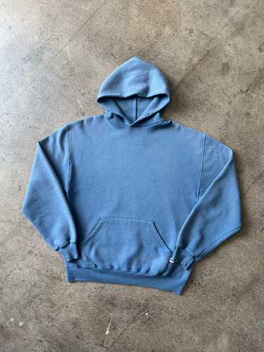 1990s Russell Hoodie Faded Light Blue
