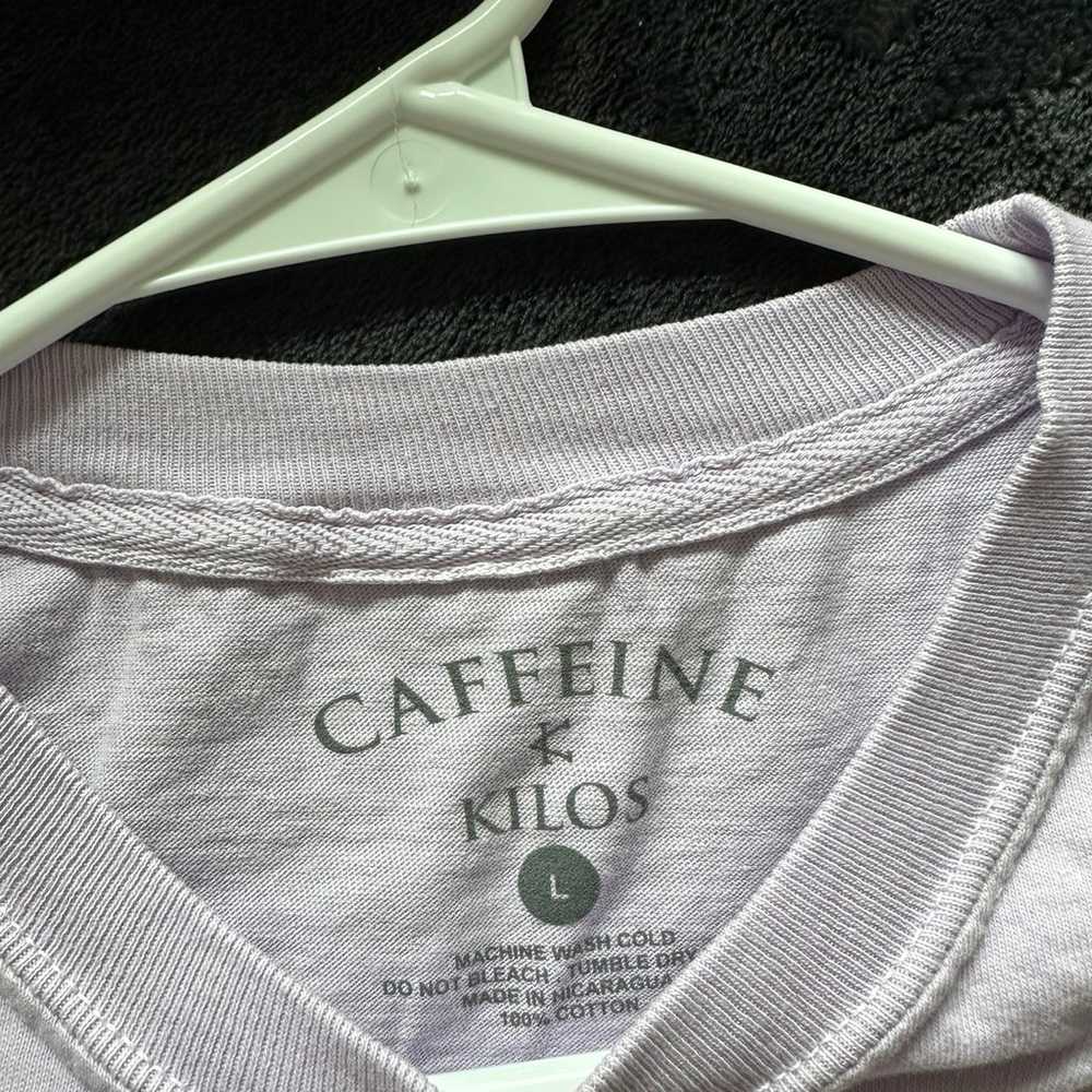 Caffeine and Kilos shirt Purple - image 2