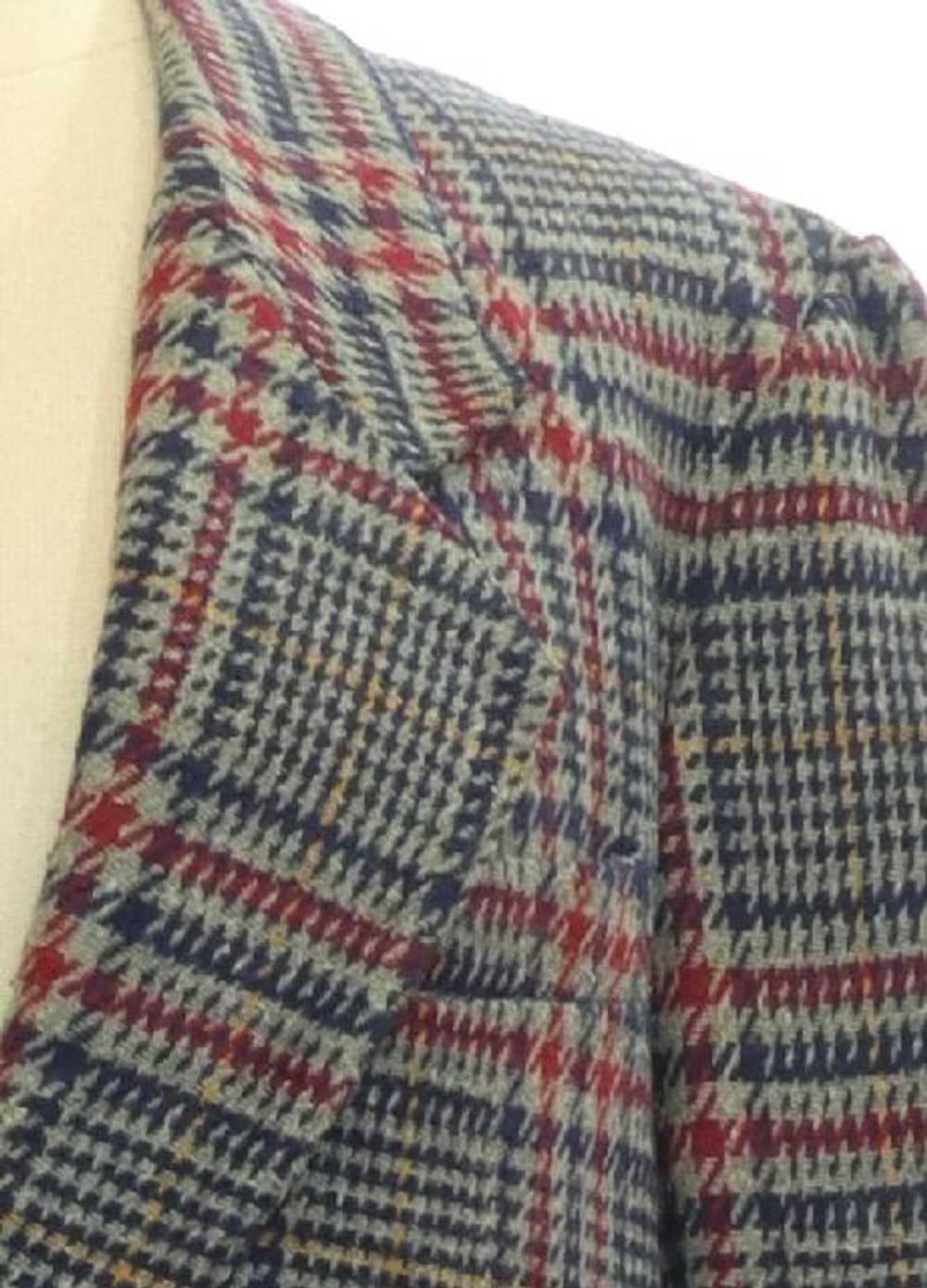 1980's Jack Set Womens Plaid Blazer Sport Coat Ja… - image 2