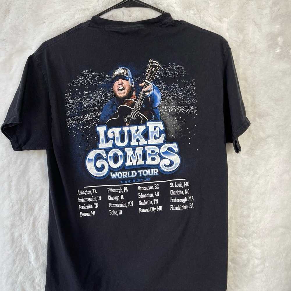 Luke Combs good times Jack Daniel style tour T-sh… - image 2