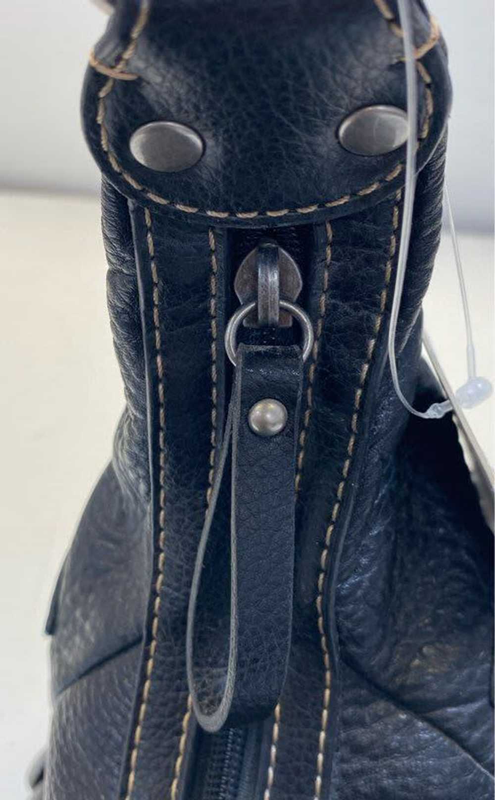 The Sak Leanne Black Leather Top Handle - image 3