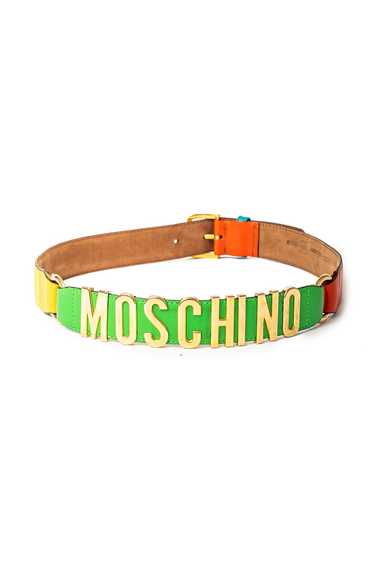 Moschino 90's Moschino by Redwall logo letter neon