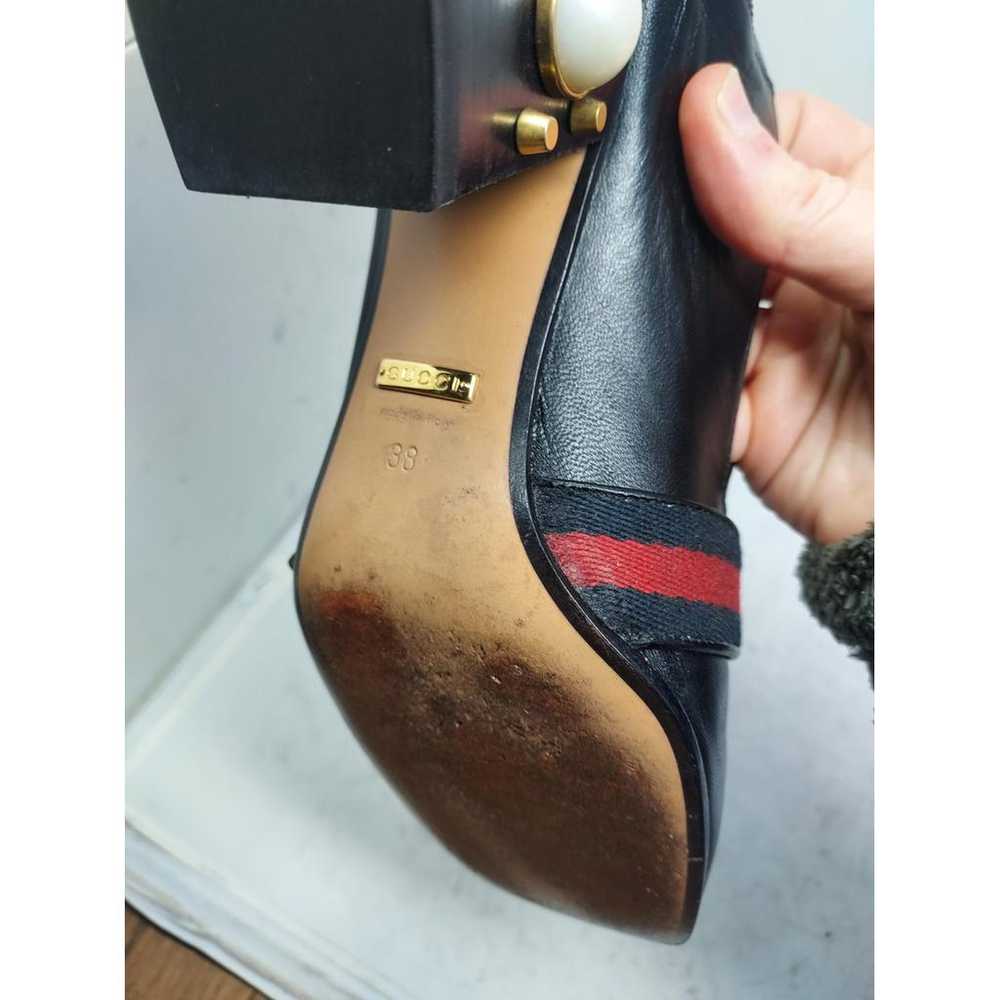 Gucci Peyton leather heels - image 10