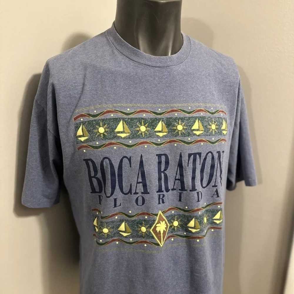 Vintage Boca Raton Florida Single Stitch T Shirt … - image 2