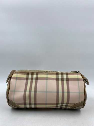 Authentic Burberry Pink Papillon / Barrel Handbag