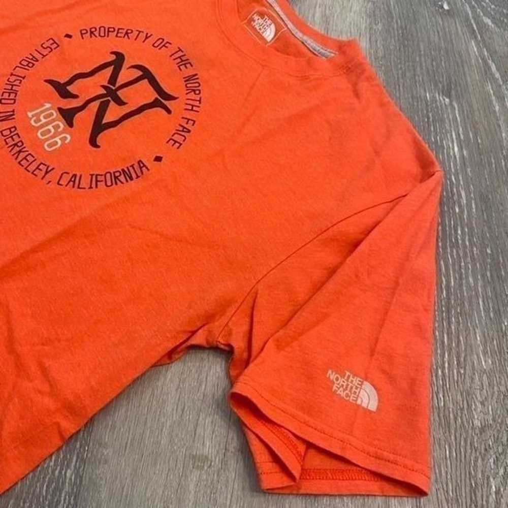 North Face Orange/Coral Athletic Casual Shirt Men… - image 2