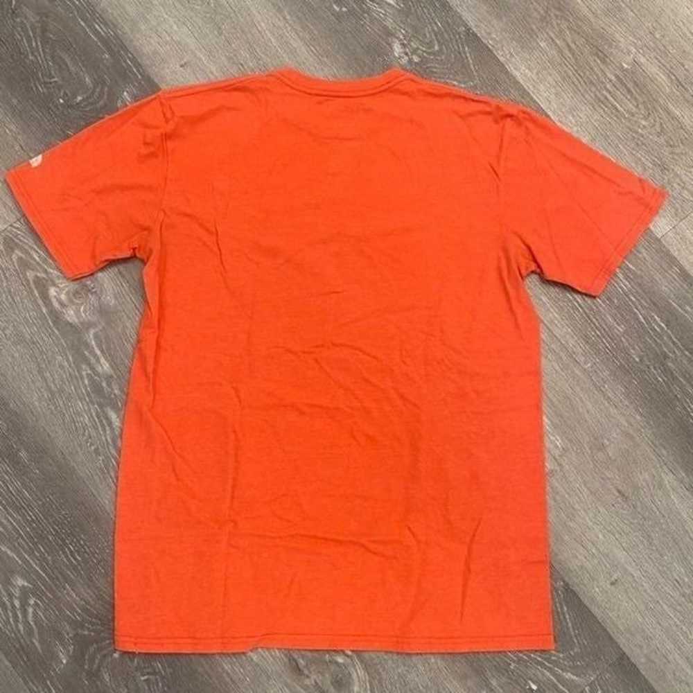 North Face Orange/Coral Athletic Casual Shirt Men… - image 4