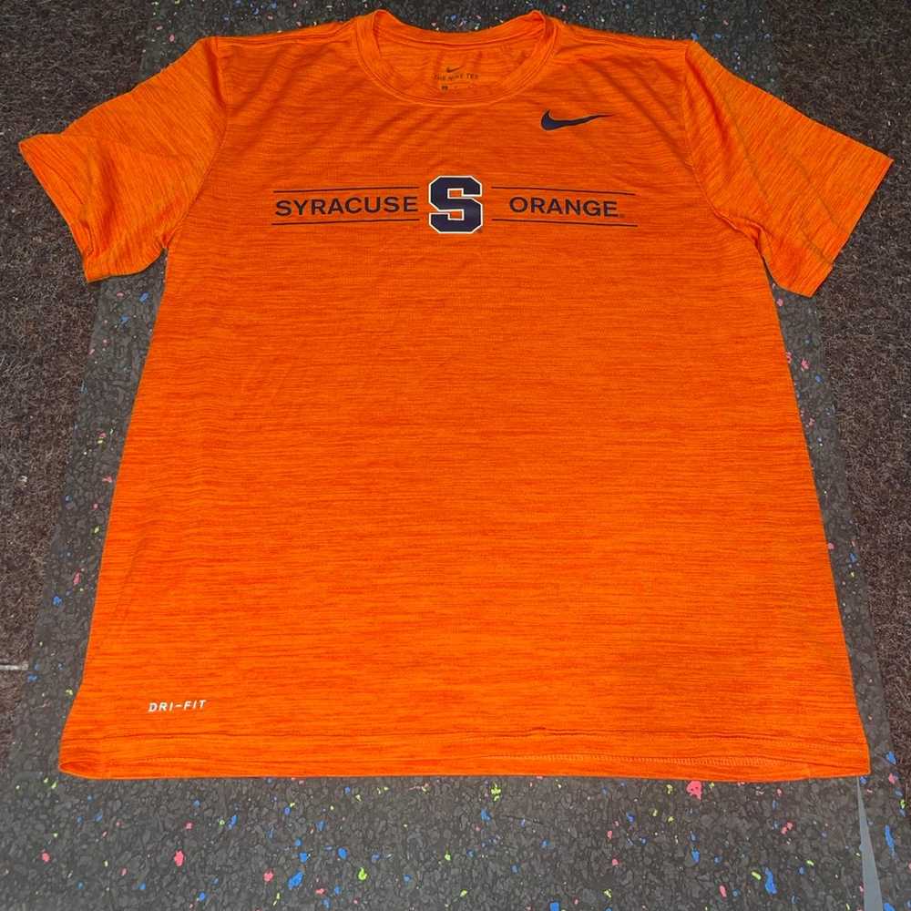 nike syracuse orange mens t shirt large dri fit - image 1