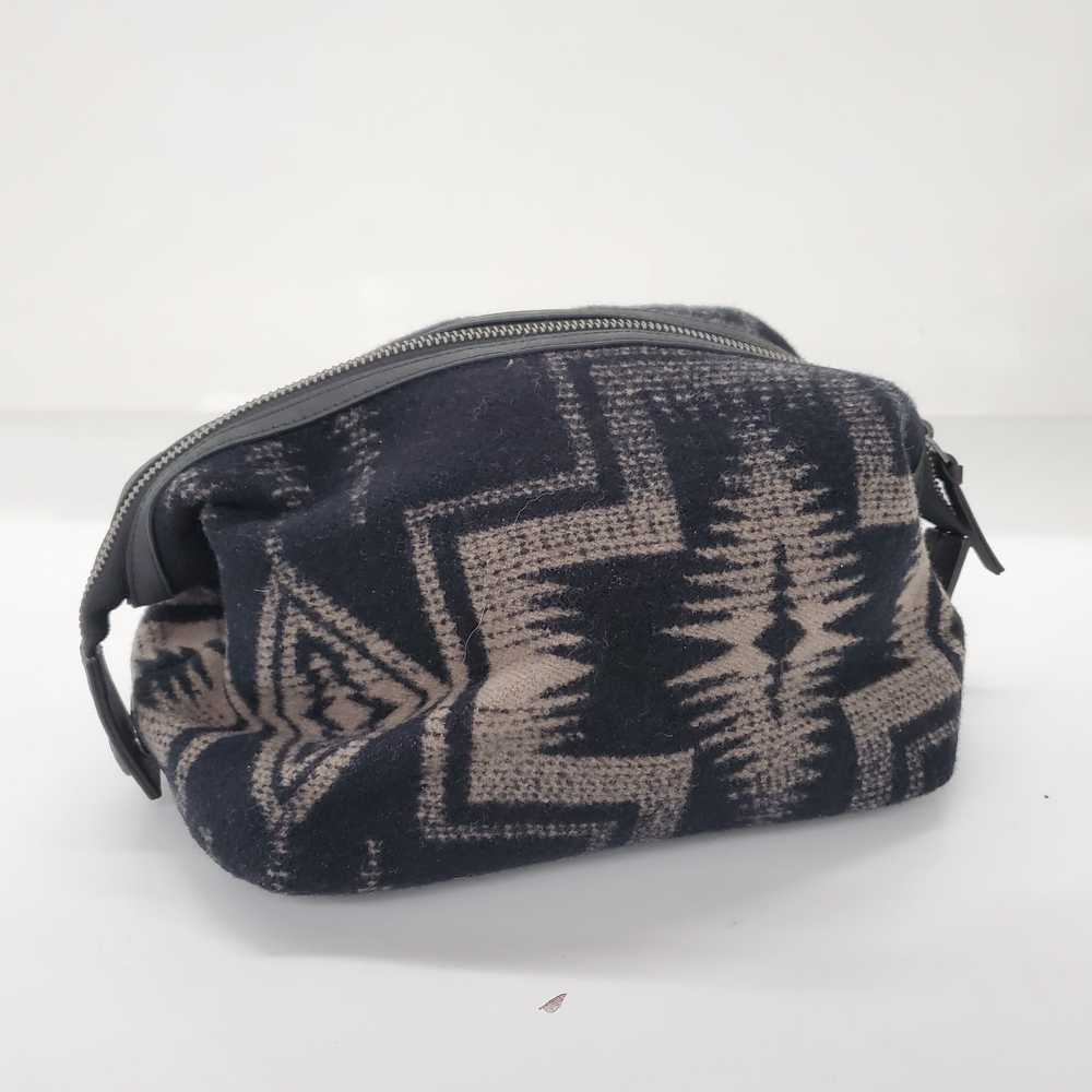 Pendleton Wool & Black Leather Travel Dopp Kit - image 4