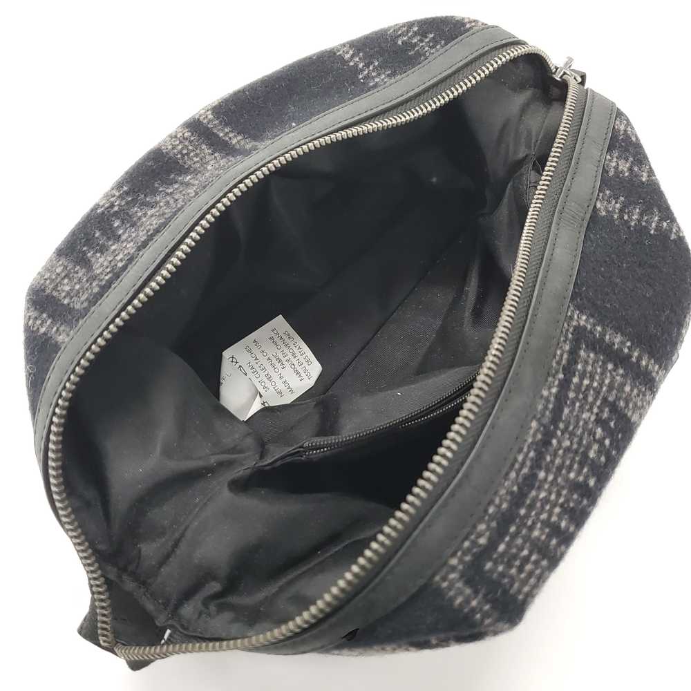 Pendleton Wool & Black Leather Travel Dopp Kit - image 6