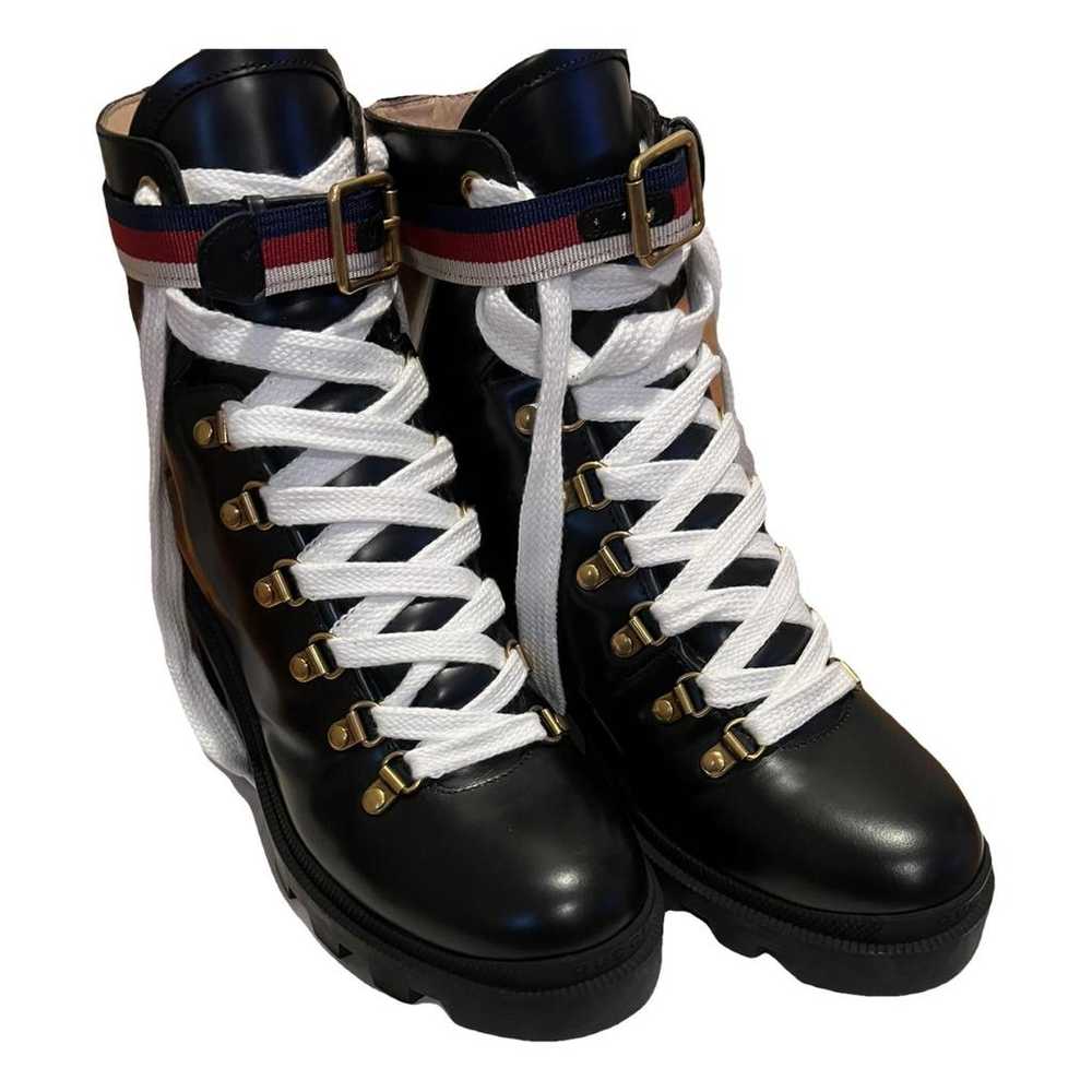 Gucci Leather boots - image 1