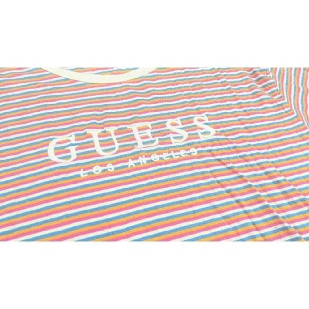Guess Los Angeles Striped Tee T Shirt Size M Medi… - image 4