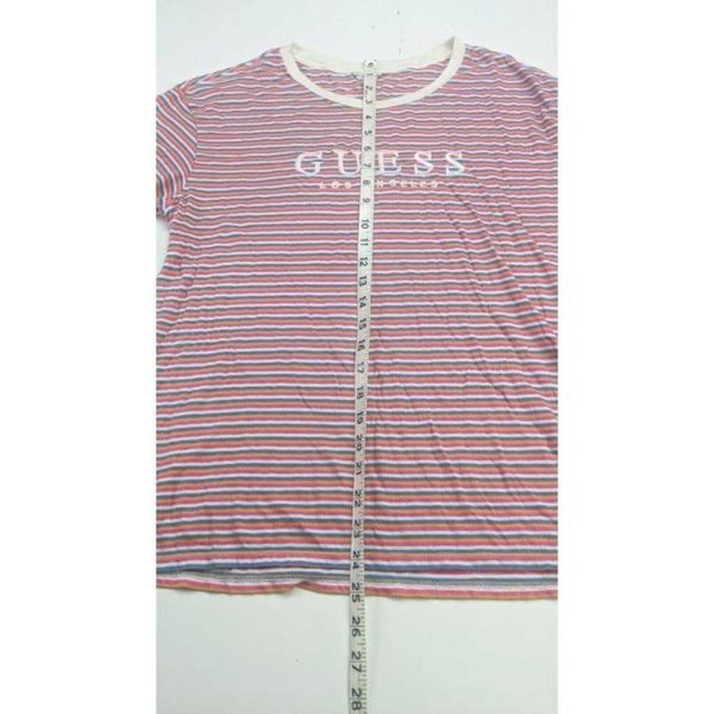 Guess Los Angeles Striped Tee T Shirt Size M Medi… - image 5