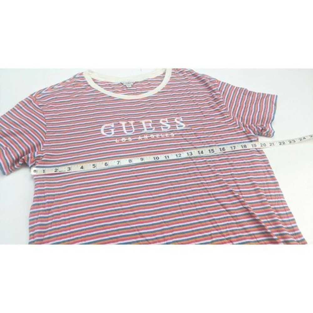 Guess Los Angeles Striped Tee T Shirt Size M Medi… - image 6