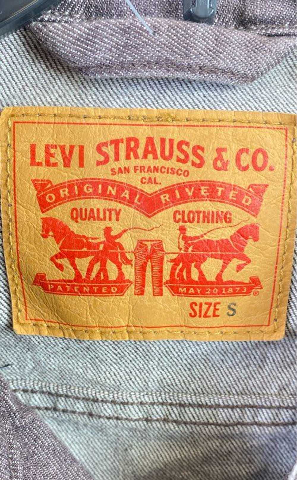 Levi's Men Purple Jean Jacket S - image 3