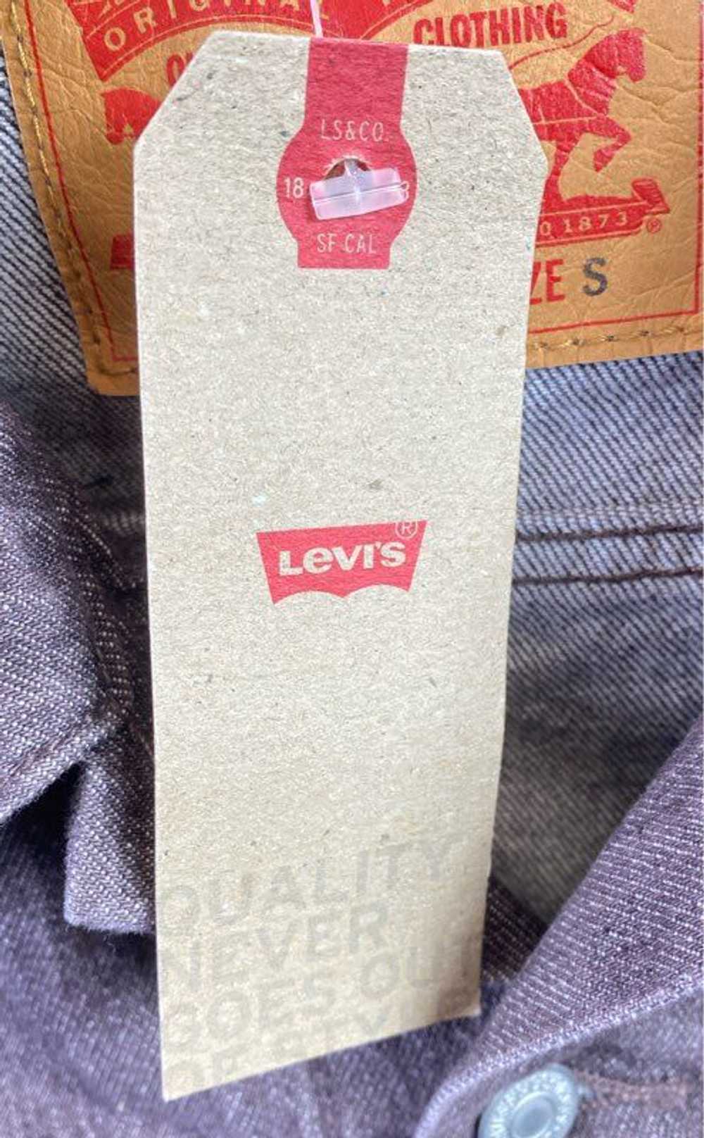 Levi's Men Purple Jean Jacket S - image 5