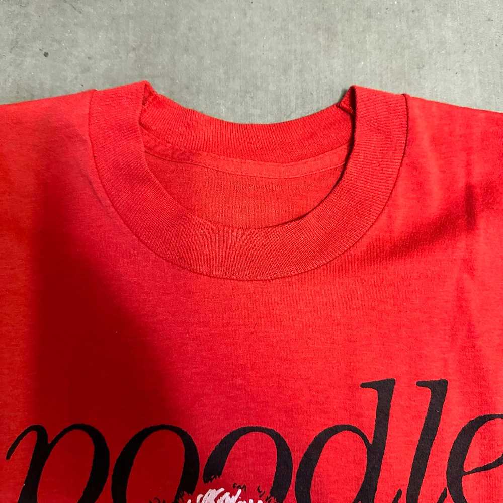 Vintage 80s Poodle T-Shirt Single Stitch Size XL - image 3